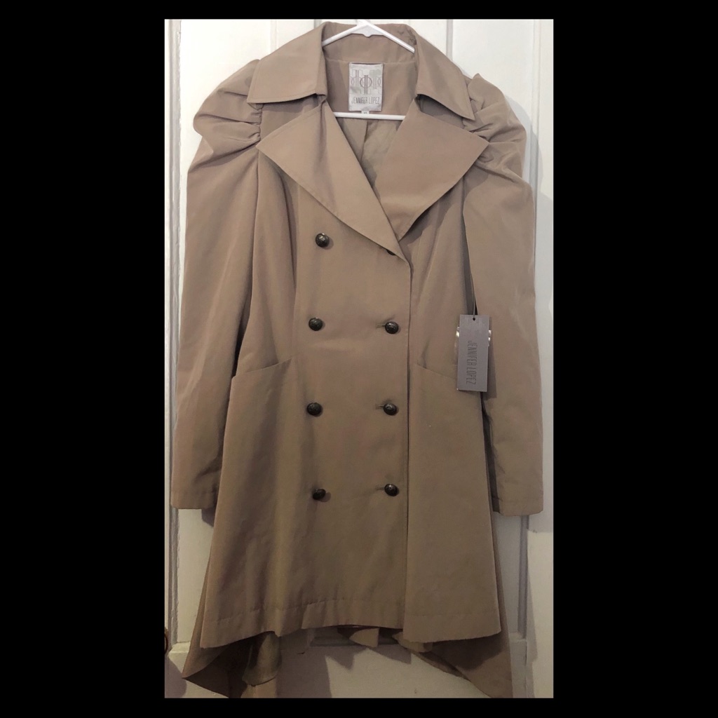 Jennifer Lopez Trench Coat Size Xsmall Brand New With Tags